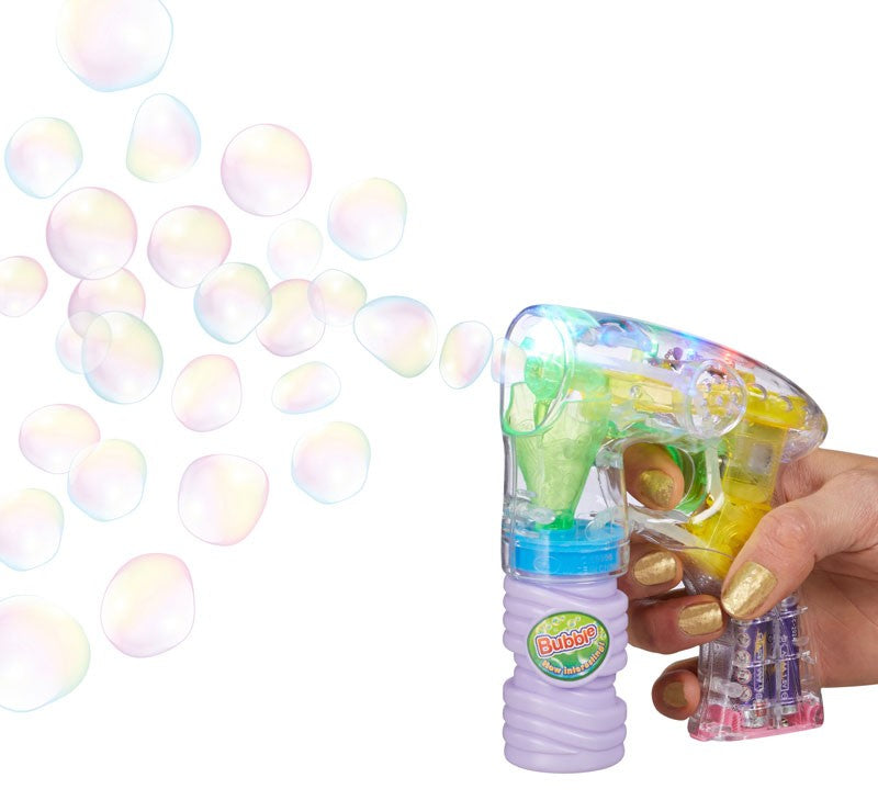 Kinder PARTY Spass: SEIFENBLASENPISTOLE mit 3 LED