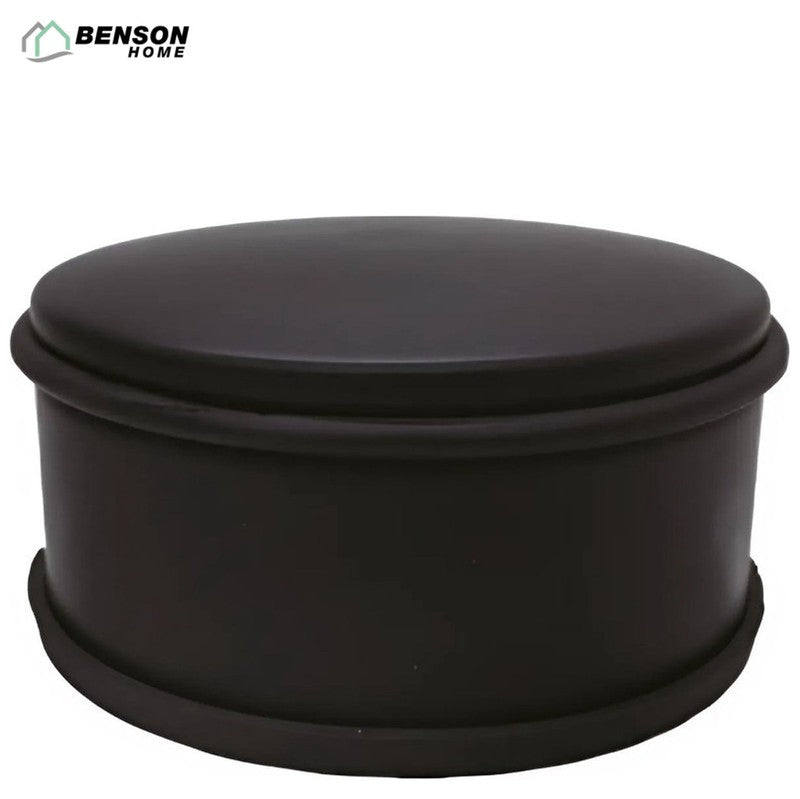 XXL TÜRSTOPPER Edelstahl SCHWARZ MATT