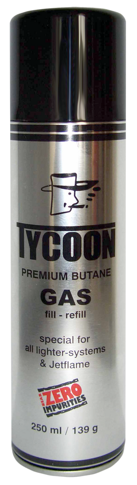 Gas Refill Butan Gas Premium FEUERZEUGGAS von TYCOON 250ml