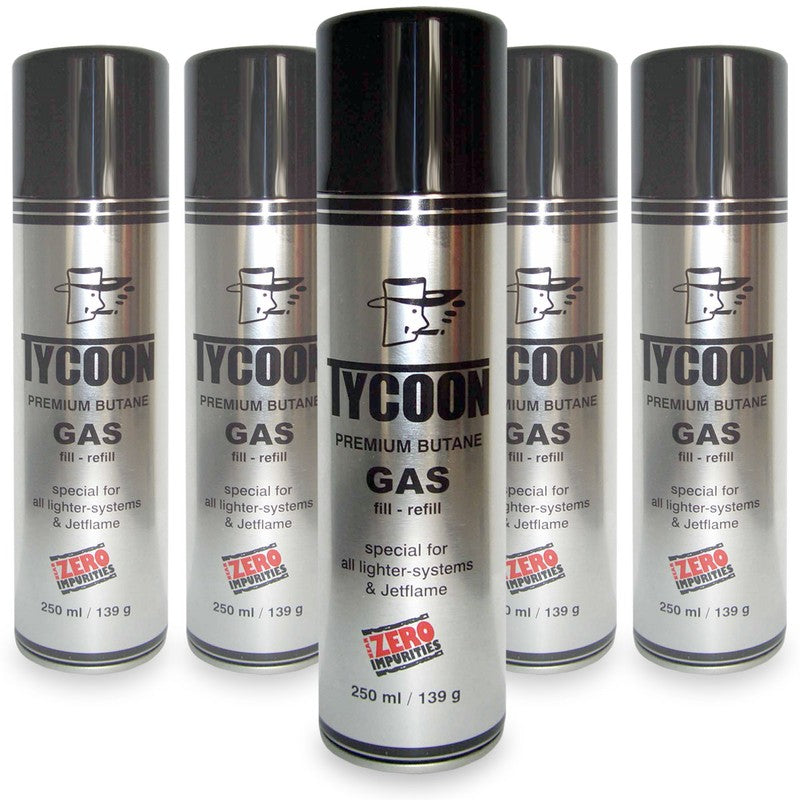 Gas Refill Butan Gas Premium FEUERZEUGGAS von TYCOON 250ml