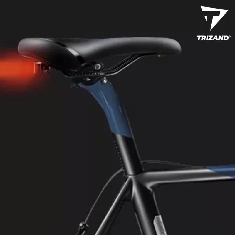 Komfort E-BIKE RENNER VELO SATTEL mit Rücklicht Fahrradsattel Velosattel SCHWARZ