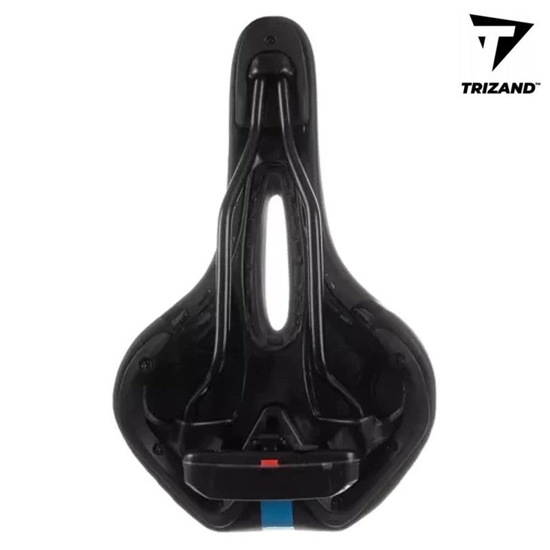 Komfort E-BIKE RENNER VELO SATTEL mit Rücklicht Fahrradsattel Velosattel SCHWARZ