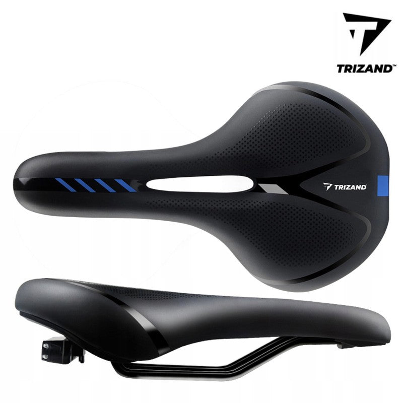 Komfort E-BIKE RENNER VELO SATTEL mit Rücklicht Fahrradsattel Velosattel SCHWARZ