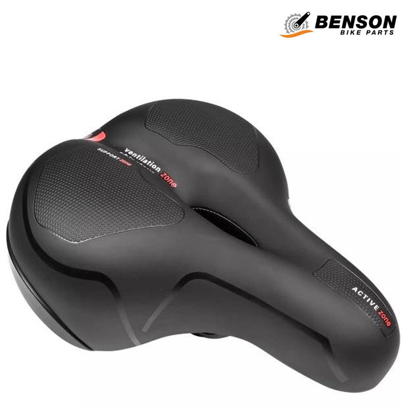 BENSON wasserdichter Komfort GEL VELO SATTEL Fahrradsattel SCHWARZ
