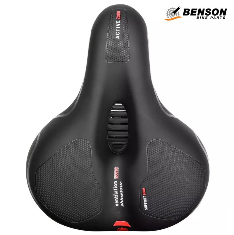 BENSON wasserdichter Komfort GEL VELO SATTEL Fahrradsattel SCHWARZ