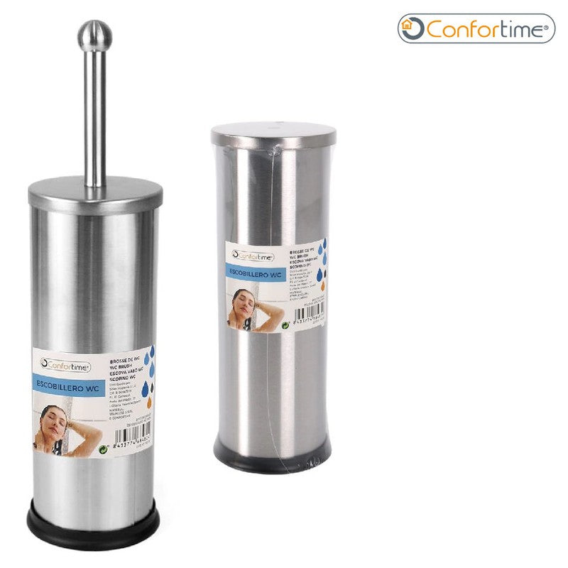 Toilettenbürste WC-BÜRSTE mit Halter WC-Garnitur EDELSTAHL