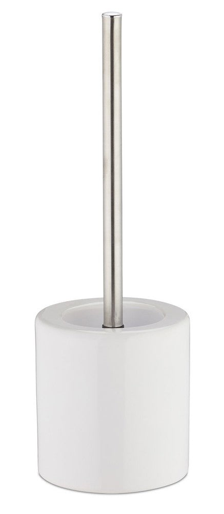 Toilettenbürste WC-BÜRSTE mit Halter WC-Garnitur KERAMIK WEISS
