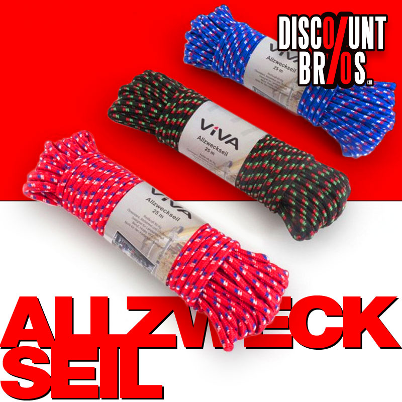 Ladungssicherungs SEIL Allzweckseil Universalseil Kunststoffseil 25m