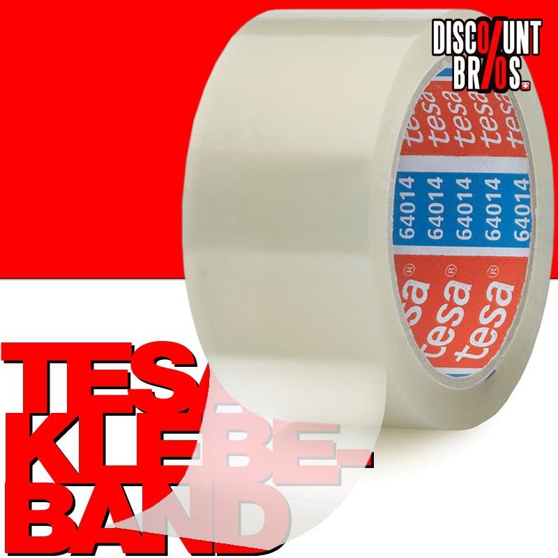 36 Stk. Packband TESA KLEBEBAND für Kartonschachteln etc. tesapack® 64014 PP 66m 50mm transparent