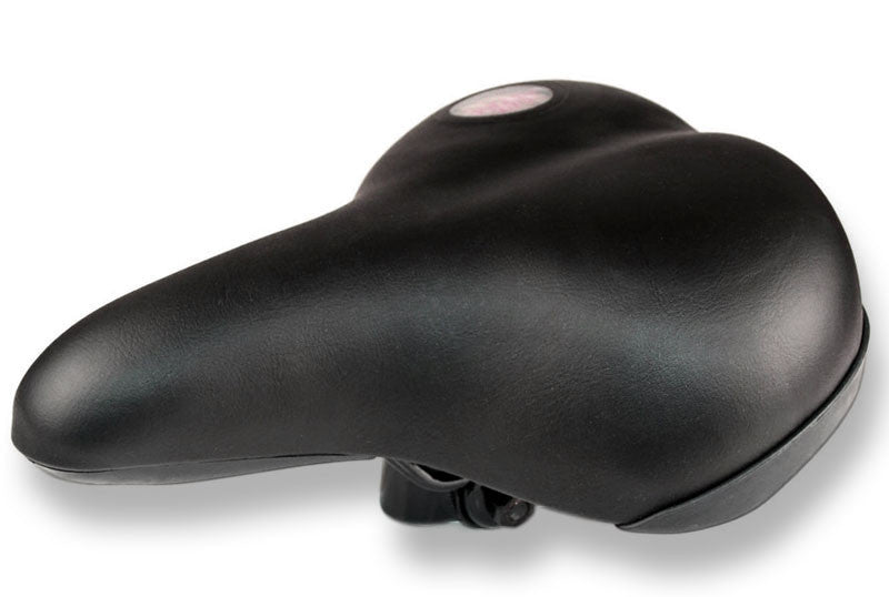 Deluxe Damen GEL VELO SATTEL Fahrradsattel Velosattel mit Doppelfeder SCHWARZ