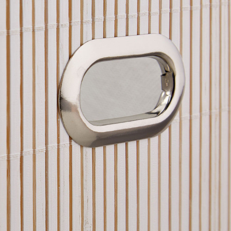 Box Schrankkorb REGALKORB Aufbewahrungskorb aus Bambus NATUR - BRAUN oder WEISS