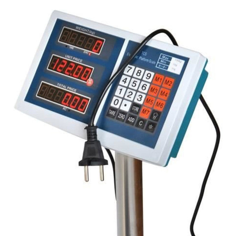 Digitale PAKETWAAGE Lager Industriewaage Plattformwaage Waage mit Akku bis 100kg