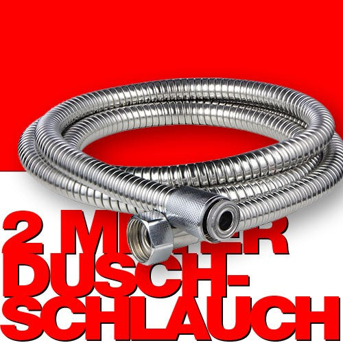 Edelstahl DUSCHSCHLAUCH Brauseschlauch 200cm