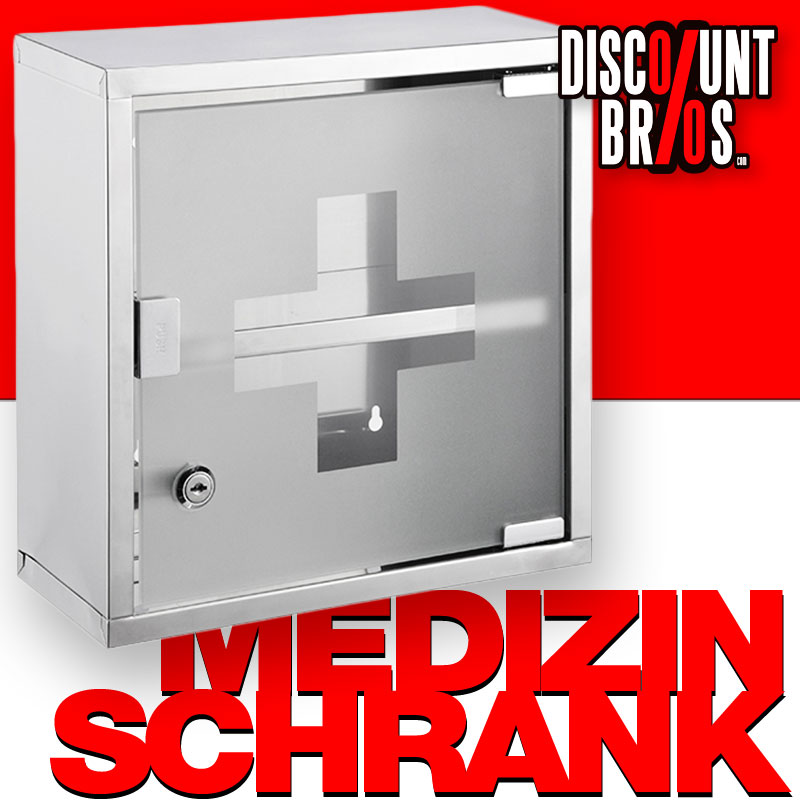 MEDIZINSCHRANK Arzneischrank Medikamentenschrank Edelstahl 30cm
