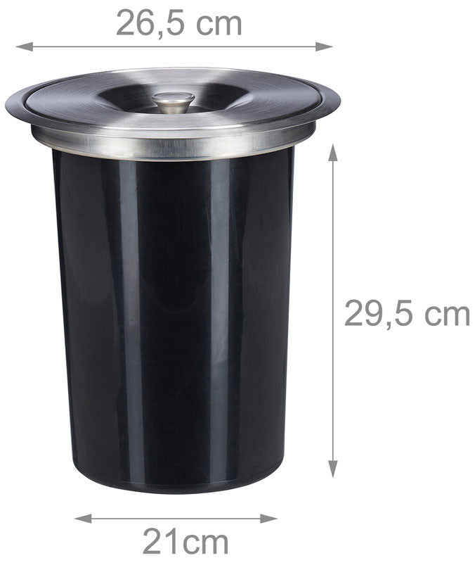 Einbaumülleimer ABFALLEIMER Kücheneimer für den Einbau in Arbeitsplatte