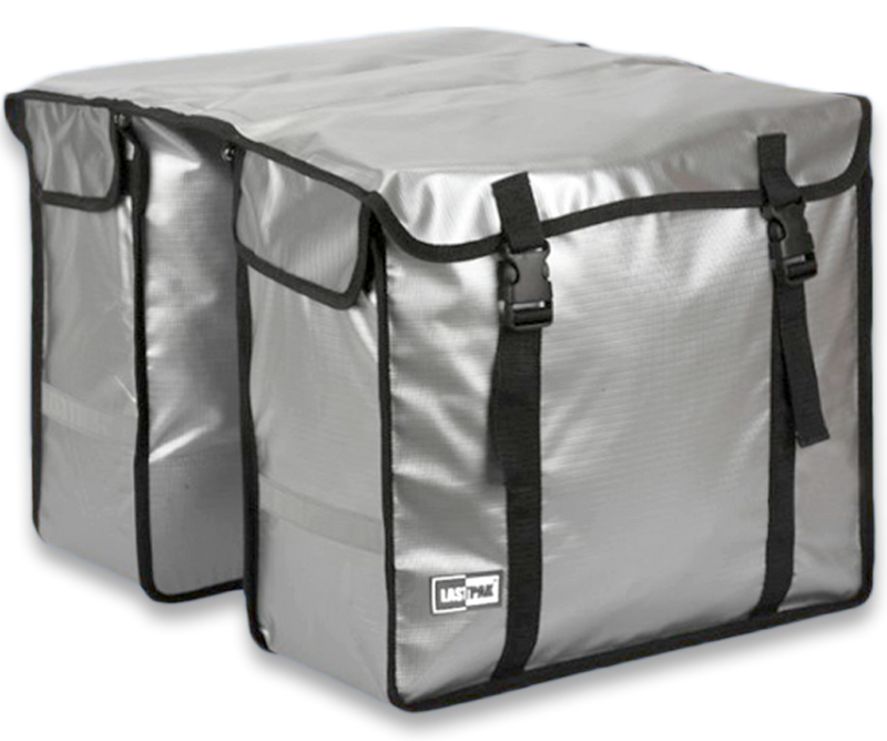LASTPACK BISONYL Velo- Fahrrad- DOPPEL- GEPÄCKTASCHEN Fahrradtasche für Gepäckträger 46l BLAU