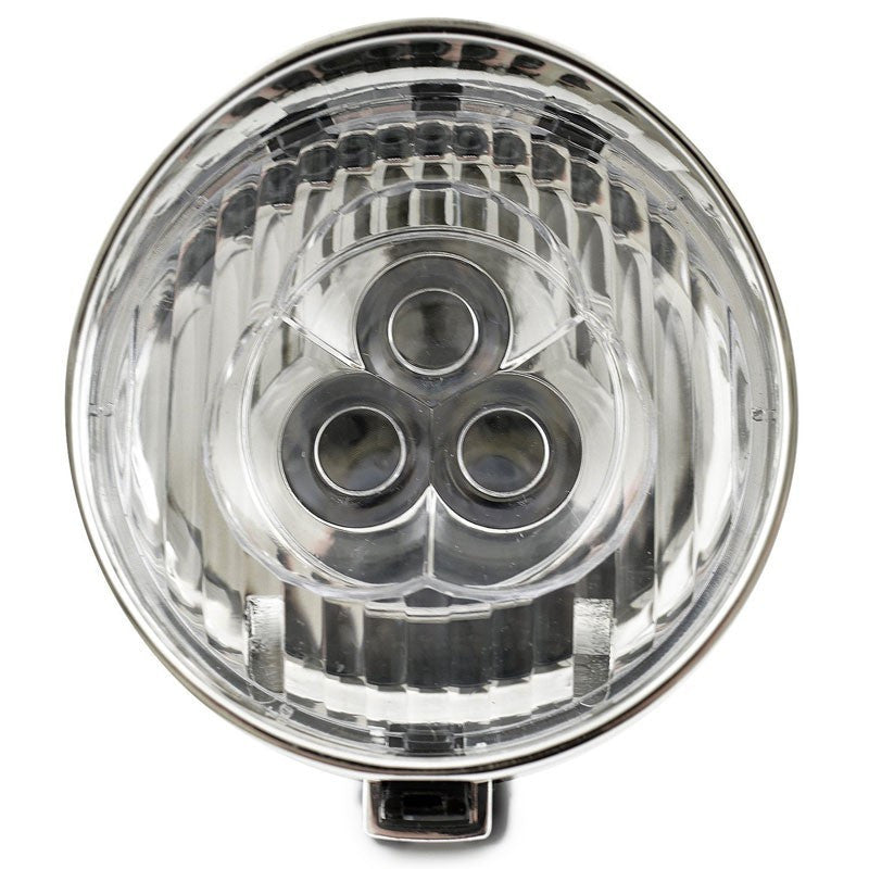 Retro-Design VELOLICHT mit 3 LED Fahrrad Velolampe Scheinwerfer Frontscheinwerfer ROSA