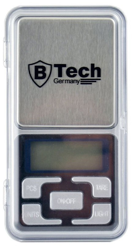 B-Tech digitale WAAGE Präzisionswaage Feinwaage Taschenwaage 500g/0,1g
