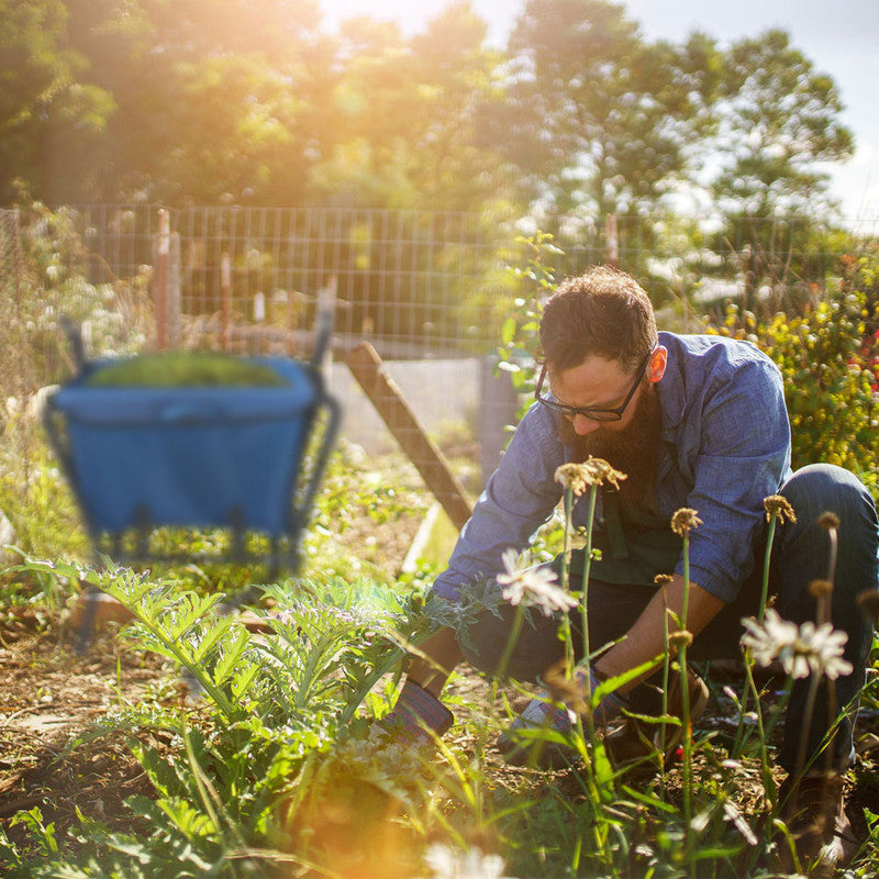 Garette KARRETTE Schubkarre faltbar GRÜN