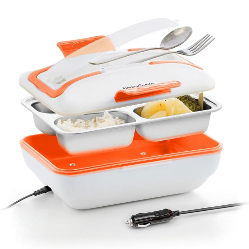 Elektrische DELUXE LUNCHBOX mit Edelstahlschale für Autos von InnovaGoods® 12Volt
