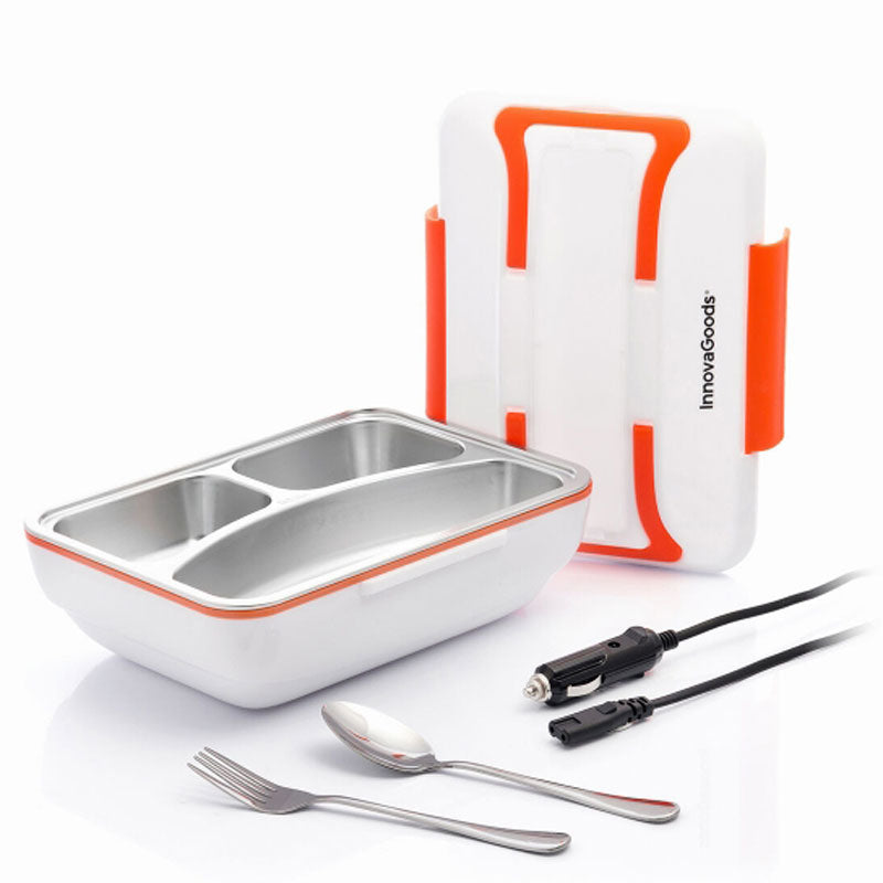 Elektrische DELUXE LUNCHBOX mit Edelstahlschale für Autos von InnovaGoods® 12Volt