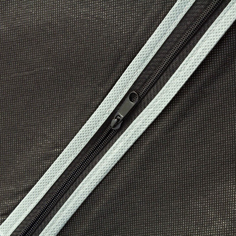 2 Stk. KLEIDERSCHUTZHÜLLEN Kleiderhülle Kleidersack schwarz 60×150cm