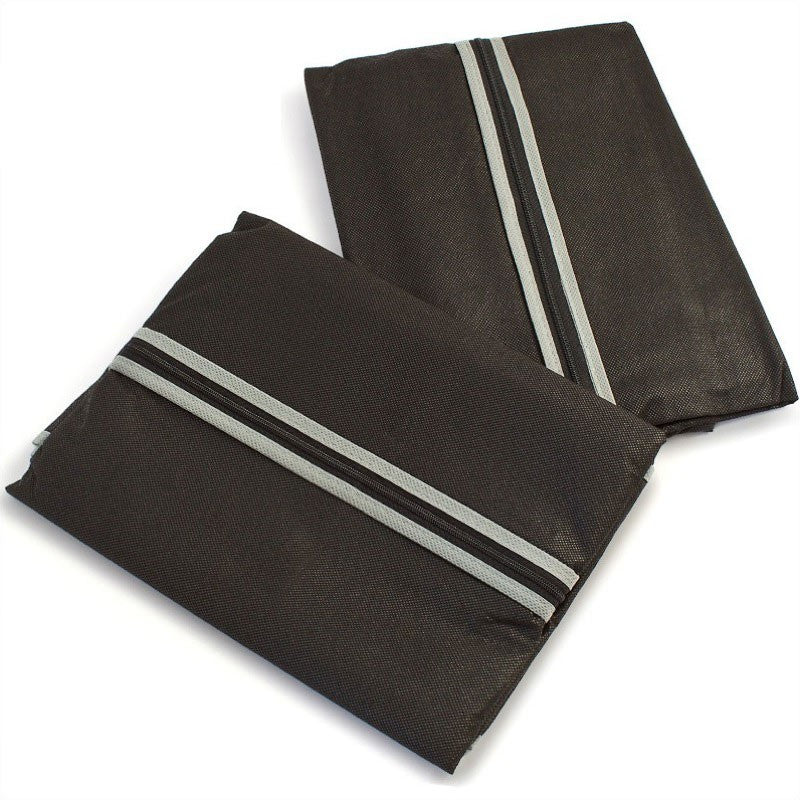 2 Stk. KLEIDERSCHUTZHÜLLEN Kleiderhülle Kleidersack schwarz 60×150cm