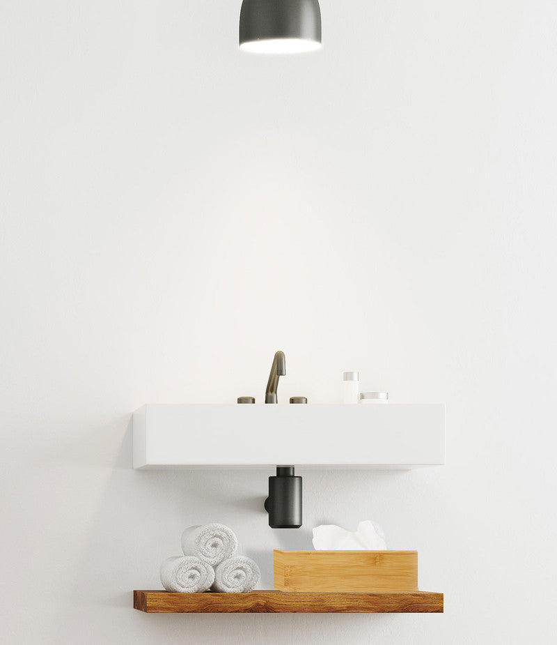 Grosse Bambus KOSMETIKTÜCHERBOX ovale Öffnung 27,5 cm