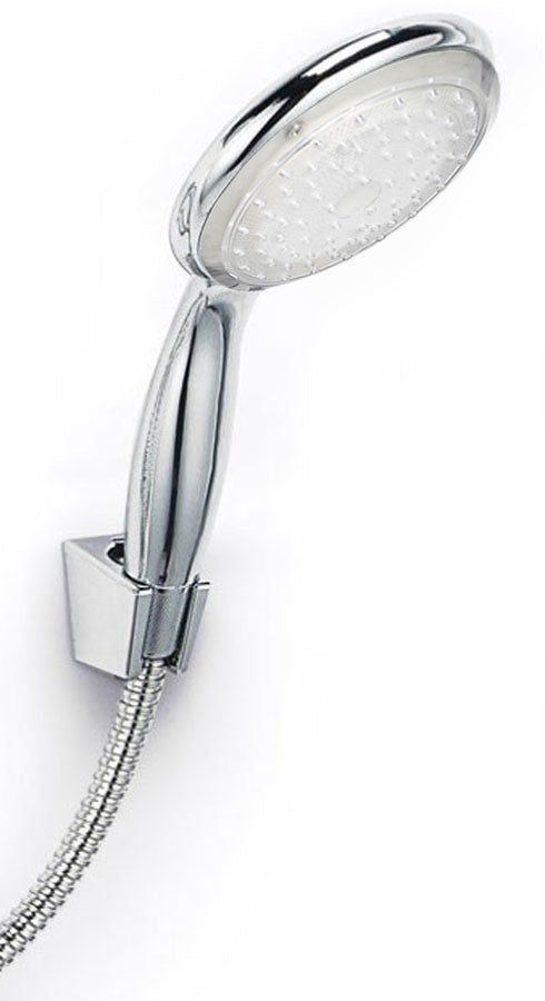 LED DUSCHBRAUSE Duschkopf Brausekopf mit Farbwechsel Ø10cm