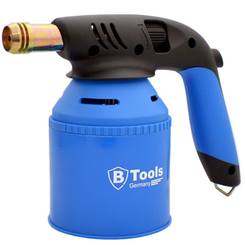 B-TOOLS Gasbrenner LÖTBRENNER Lötlampe für 190g Butan Stechgas-Kartuschen