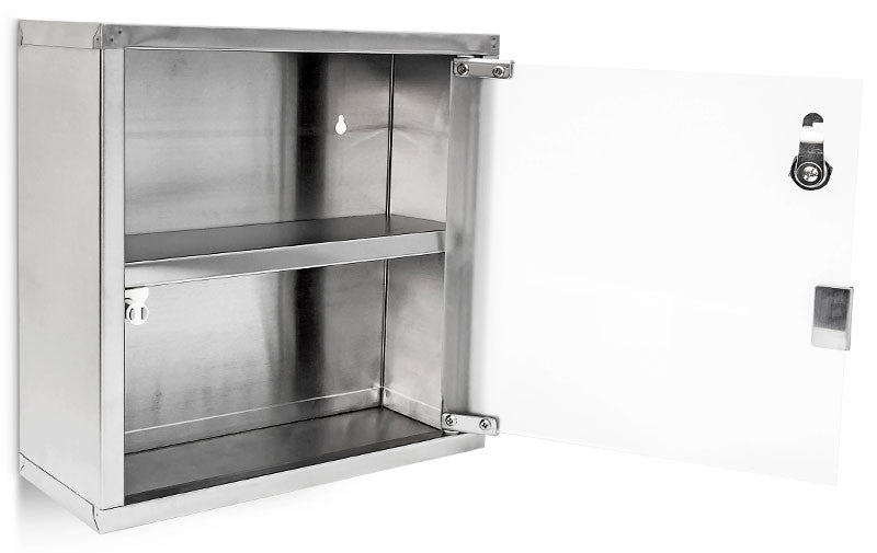 MEDIZINSCHRANK Arzneischrank Medikamentenschrank Edelstahl 30cm