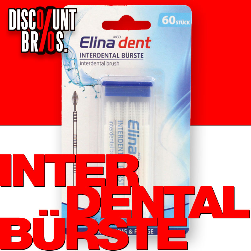 Zahnstocher und Interdental Bürste ELINA MED DENT Zahnpflege 60er-Set