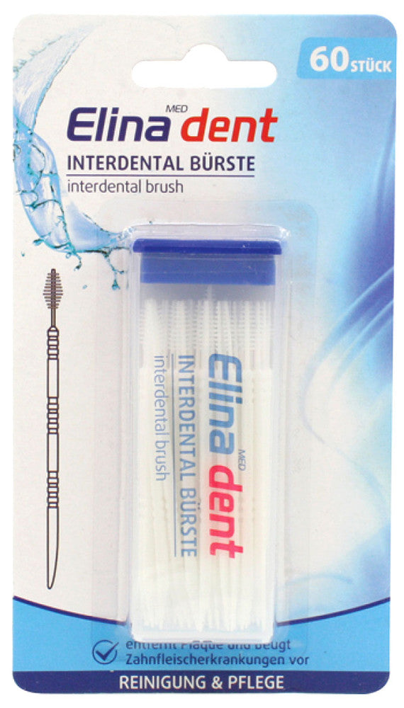 Zahnstocher und Interdental Bürste ELINA MED DENT Zahnpflege 60er-Set
