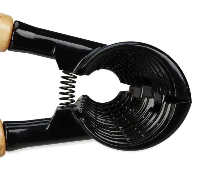 Aluguss NUSSKNACKER und Flaschennöffner mit Holzgriff