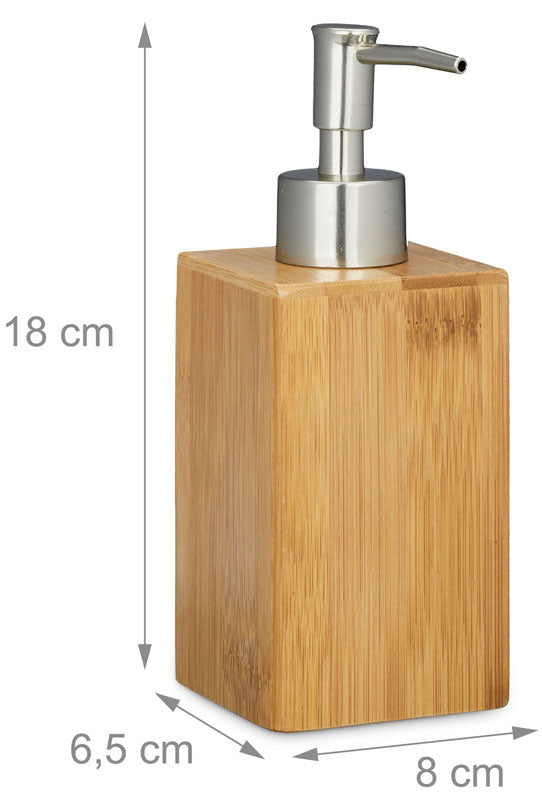 Portionierer SEIFENSPENDER Bambus 240ml
