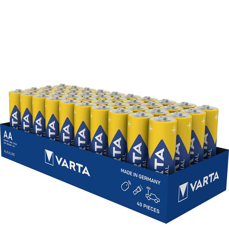60 × VARTA 4006 Industrial Pro Alkaline Batterien AA Mignon LR6 E91 60 Stück