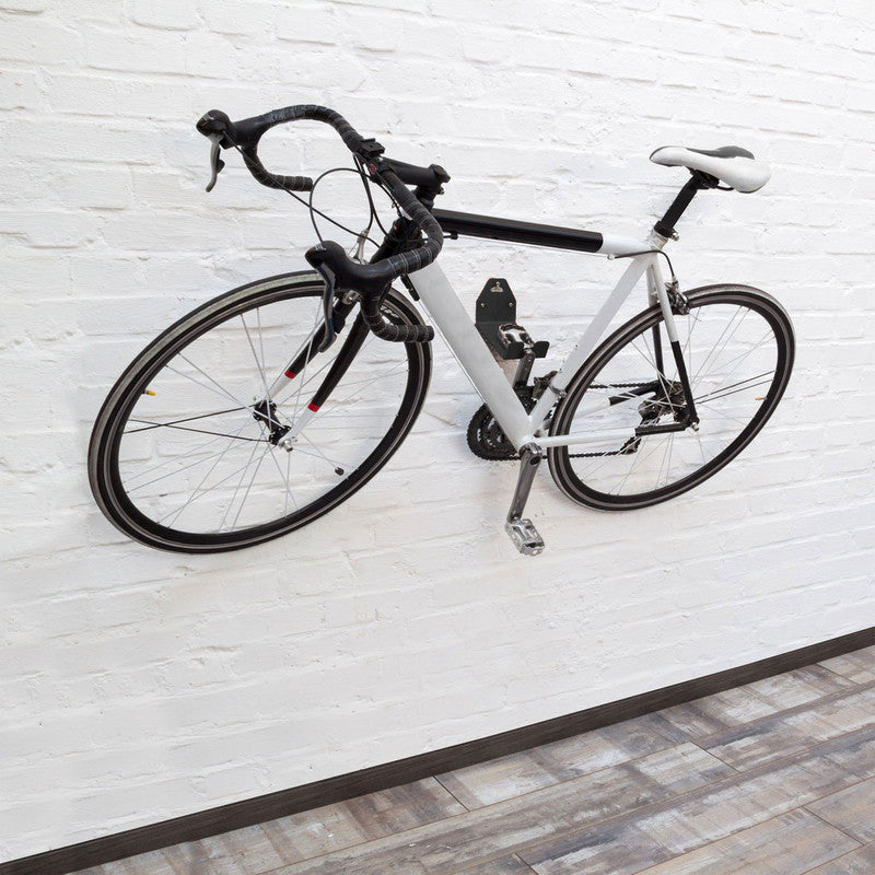 VELOSTÄNDER Fahrrad WANDHALTERUNG Fahrradständer Veloaufhängung für Pedale SCHWARZ