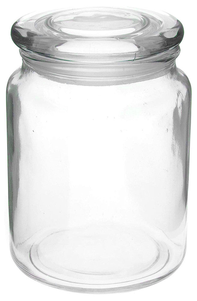 720ml VORRATSGLAS mit DECKEL Vorratsbehälter Aufbewahrungsglas transparentes Glas
