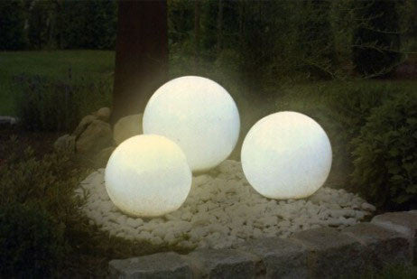 LED SOLAR LEUCHTKUGEL Kugelleuchte Kugellampe Ø15cm WARMWEISS