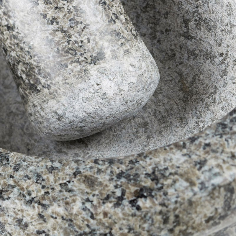 XL MÖRSER mit Stössel aus Granit Stein Ø16,5cm