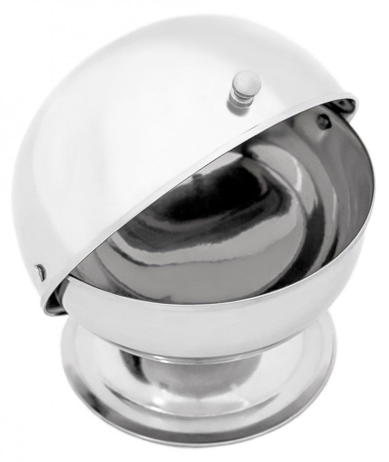 Zuckerdose KUGEL mit Rolldeckel