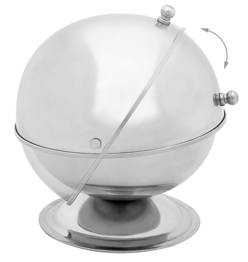 Zuckerdose KUGEL mit Rolldeckel