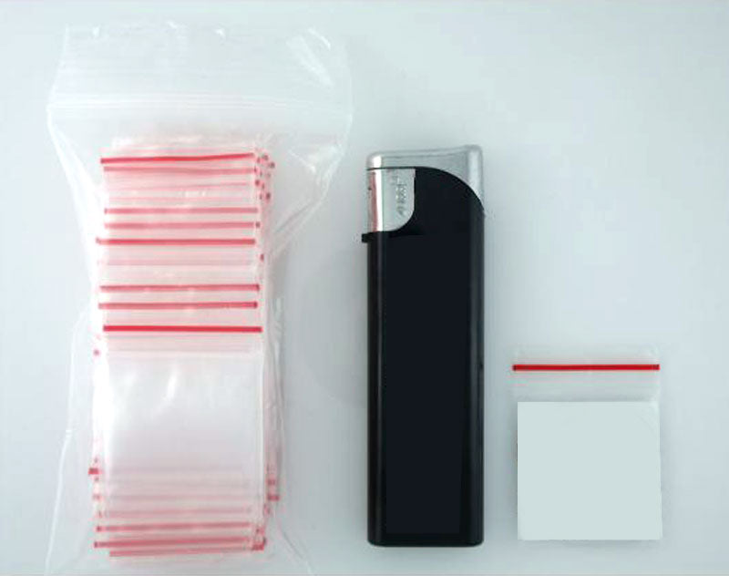 100 Stk. Druckverschlussbeutel MINI-GRIP TopGrip Zip-Beutel Vorratsbeutel Beutel Verpackung TRANSPARENT 30×30mm