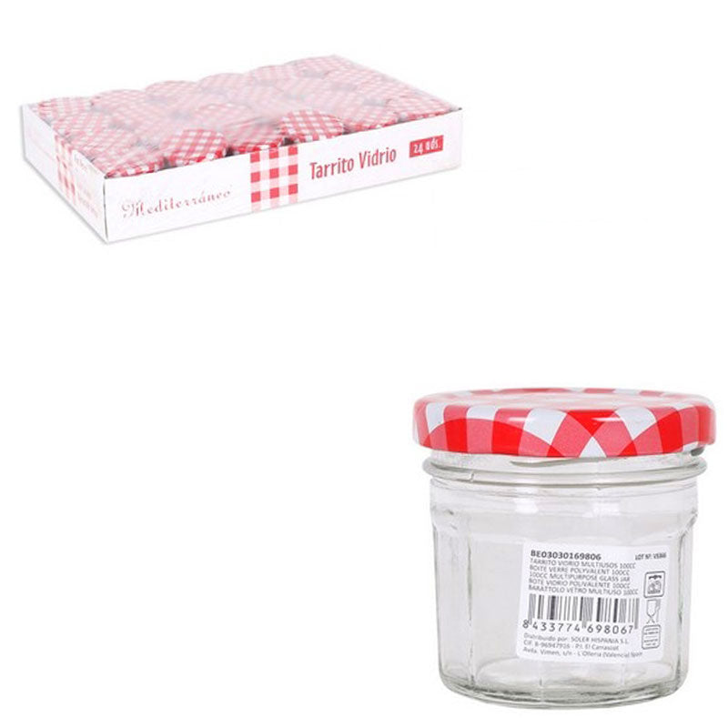 10er-Set 100ml EINMACHGLÄSER Einmachglas Konfitürenglas GLAS ACHTECK