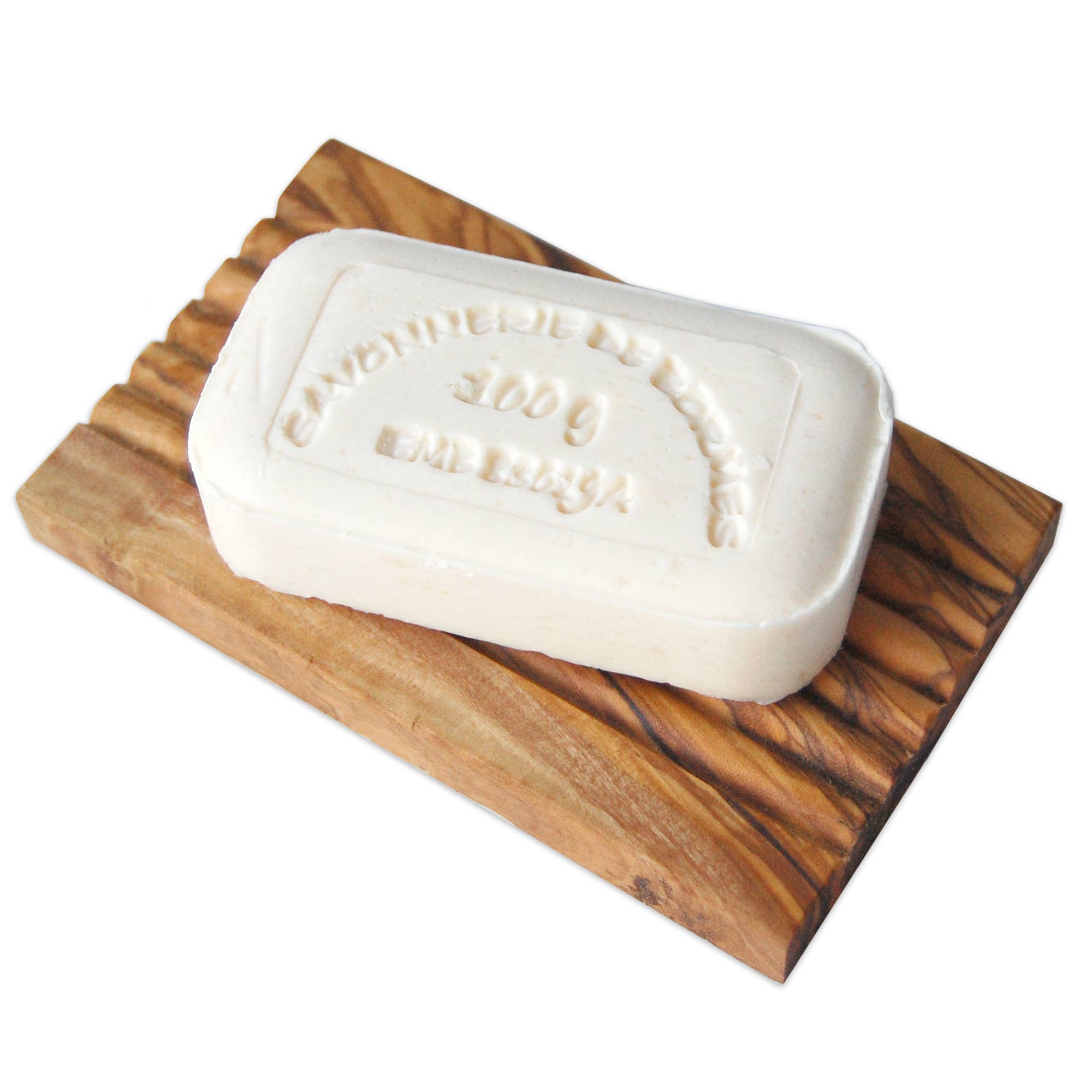 olivenholz-erleben | Seifenablage mit Rillen | gefertigt in Deutschland