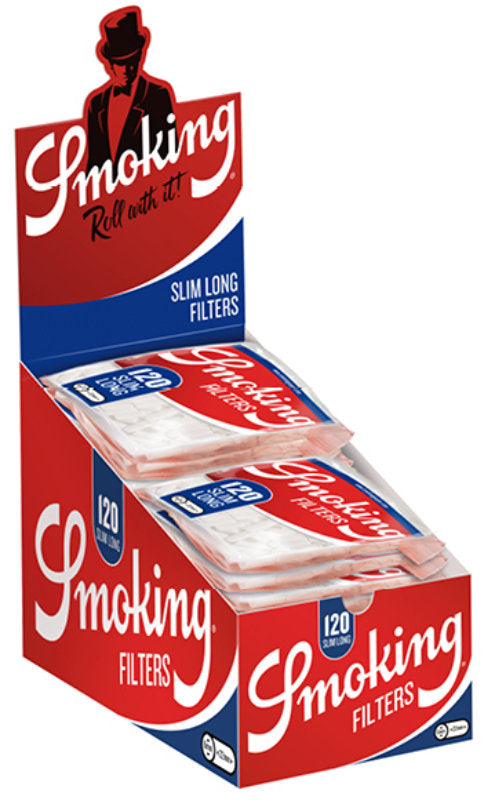 1200 Stk. SMOKING Filter Tips SLIM LONG Wattefilter 6/22mm