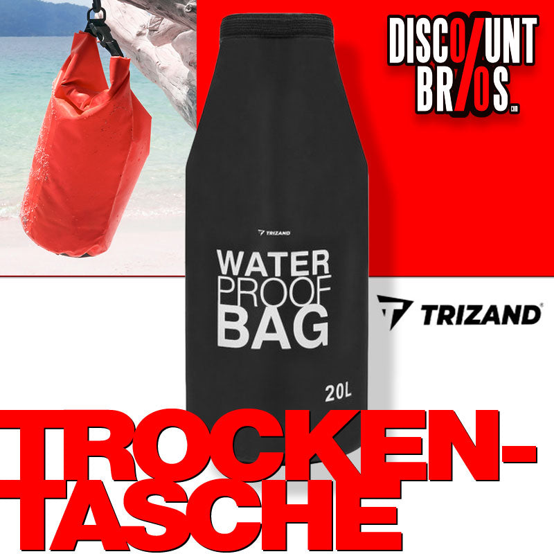 20l Trockentasche wasserdichte BADETASCHE Dry Bag Schwimmbeutel Beutel Sack Seesack TRIZAND