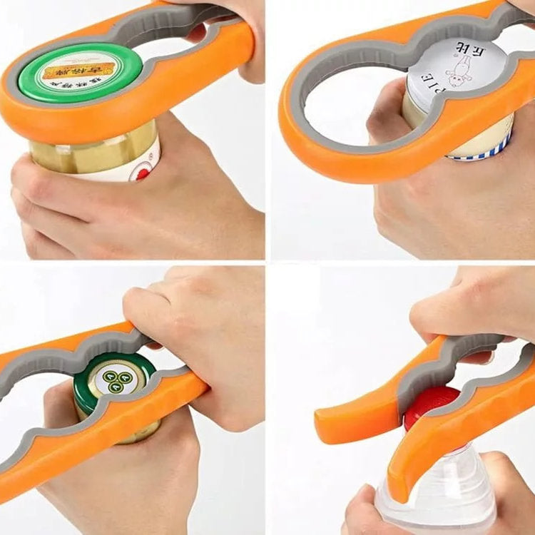 4-in-1 Glas- und FLASCHENÖFFNER für kinderleichtes öffnen
