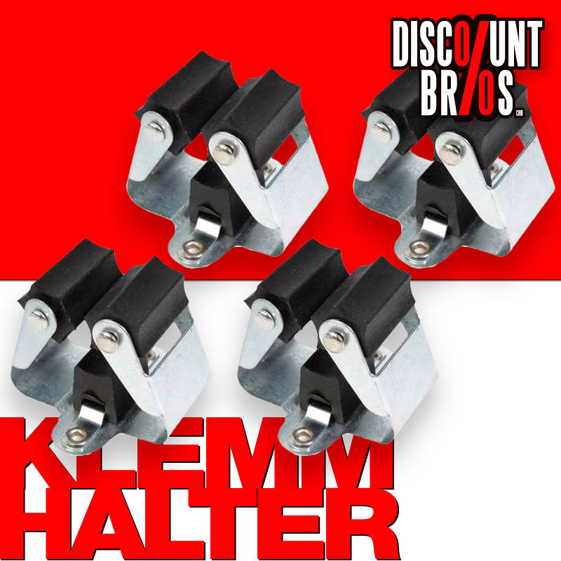 Gerätehalter BESENHALTER Klemmhalter 4er-Set