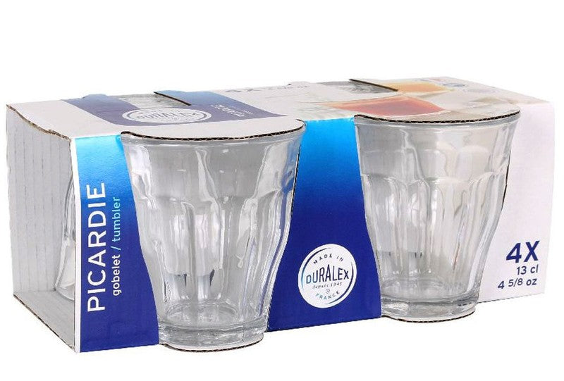 4er-Set Trinkgläser Glas TRINKGLAS Duralex Picardie 4×13cl
